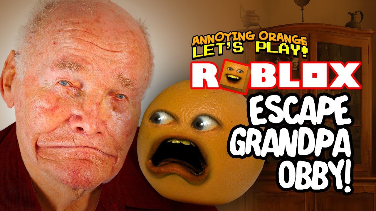 Roblox Escape Grandpa Obby Annoying Orange Plays Youtube - roblox escape the barber shop obby annoying orange