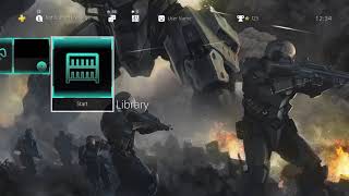 4K Mech War Theme PS4