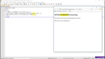 html Formatting text tutorial | Mark tag | HTML | Lec-35 | Bhanu Priya