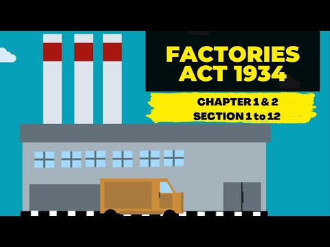 Facrories Act 1934 | Factories Act 1934 Pakistan in urdu | Pharmacy lecture videos