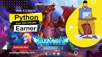elemon.io Web 3.0 Crypto Game Automation using Python and Selenium