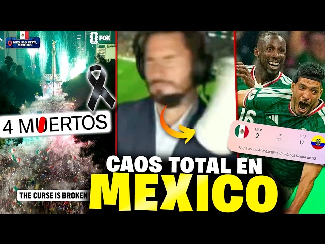 ¡SE DESATÓ EL CAOS! La victoria de México vs Ecuador terminó en TRAGEDIA 💀