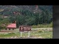 De visita en Slide Rock.