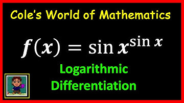Logarithmic Differentiation of sin x^sin x ❖ Calculus 1