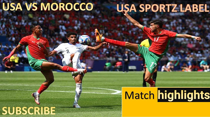 USA  vs  Morocco  | Quarter-Final | Men's Football Olympics Games| Highlights