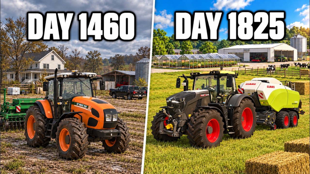 I SPENT 365 DAYS BUILDING MY FARMING EMPIRE