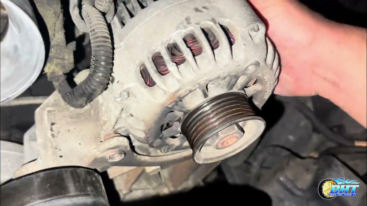 Changing a 2000 Chevy Silverado Alternator in the middle of no where #
