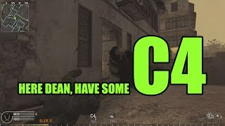 Here Dean, have some C4! Call of Duty 4 Modern Warfare on PC
