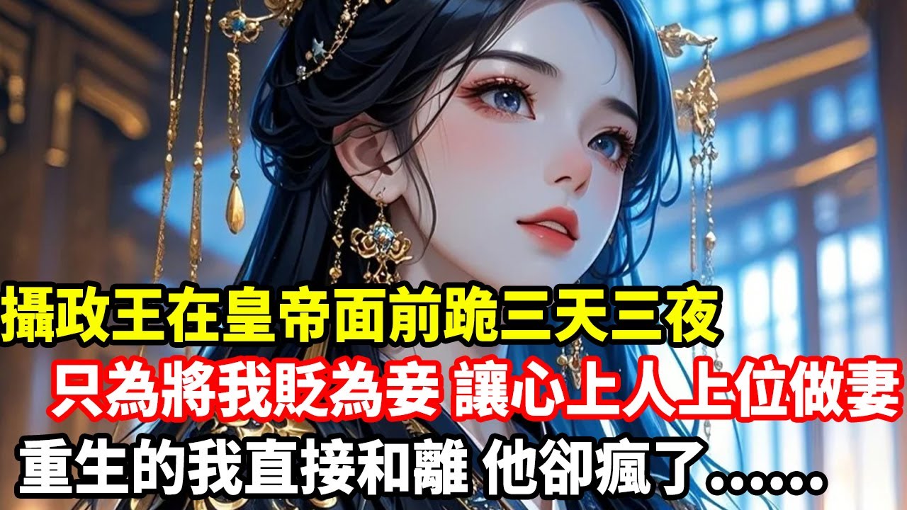 攝政王在皇帝面前跪三天三夜，只為將我貶為妾讓心上人上位做妻，重生的我直接和離，他卻瘋了......