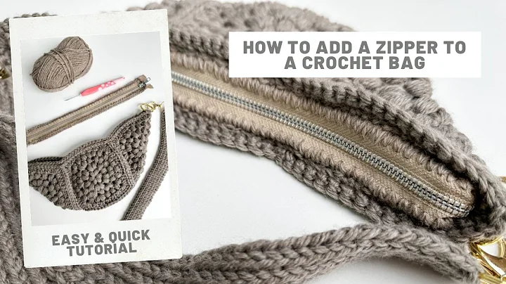 Secure Your Crochet Bag: Add a Zipper with This Free Tutorial