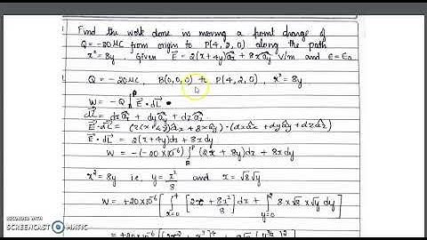 SJEC Lectures: Electromagnetic Field Theory: Electric work, Energy and Potential - Part 8 (Module 2)