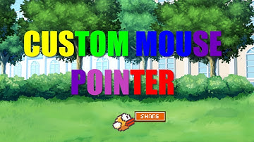 How to CUSTOMize a MOUSE POINTER in GDEVELOP | Flappy Bird