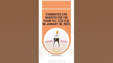 NEET MDS 2023: Application process begins #neet #shorts #neet2023