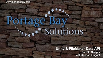 Unity and FileMaker data API video 3 of 3