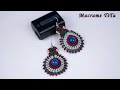 Macrame tutorial:  Macrame Earrings _ Colorful Circle Jewelry | Alternative Fashion Gift For Girls