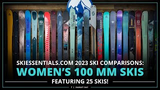 2023 ウィメンズ 100 mm オール マウンテン スキーと SkiEssentials.com の比較