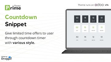 Countdown for Odoo Ecommerce v14