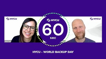 HYCU World Backup Day