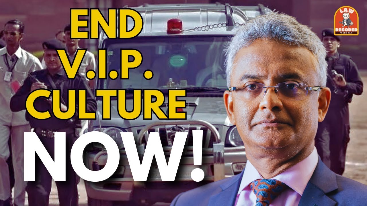 Why Does India Struggle With VIP Traffic? What Does The Supreme Court Say? | Sajan Poovayya