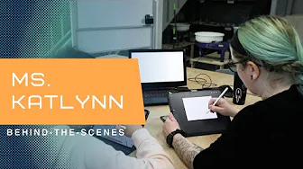 Behind the Scenes with Ms. Katlynn | Animation, 3D Modeling & Digital Art