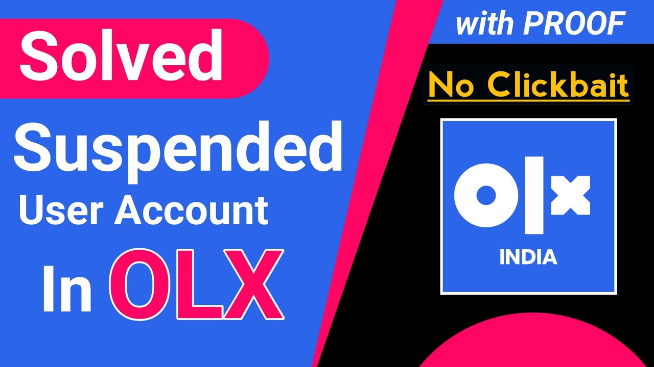 Solved - olx account suspended problem | olx account unbanned | Softech India