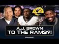 A.J. Brown to the RAMS?! | The Speakeasy REACTS