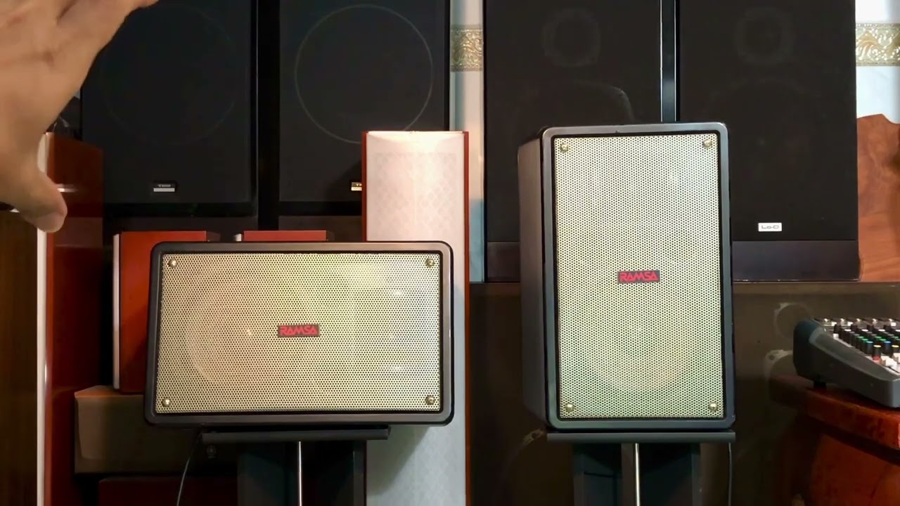 PANASONIC RAMSA Compact High Power Speaker № WS-A85 - YouTube