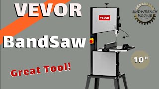 Vevor - 10 Inch Bandsaw - Test and Review! by EndWrench Rookie 2,412 views 11 months ago 15 minutes