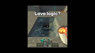 Minecraft Logic!💀 #minecraft #shorts