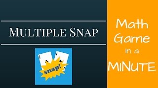 Math Game in a Minute - Multiple Snap screenshot 4