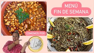 Menú FIN DE SEMANA por 10€. #17 OS ENSEÑO LA COMPRA 🛒