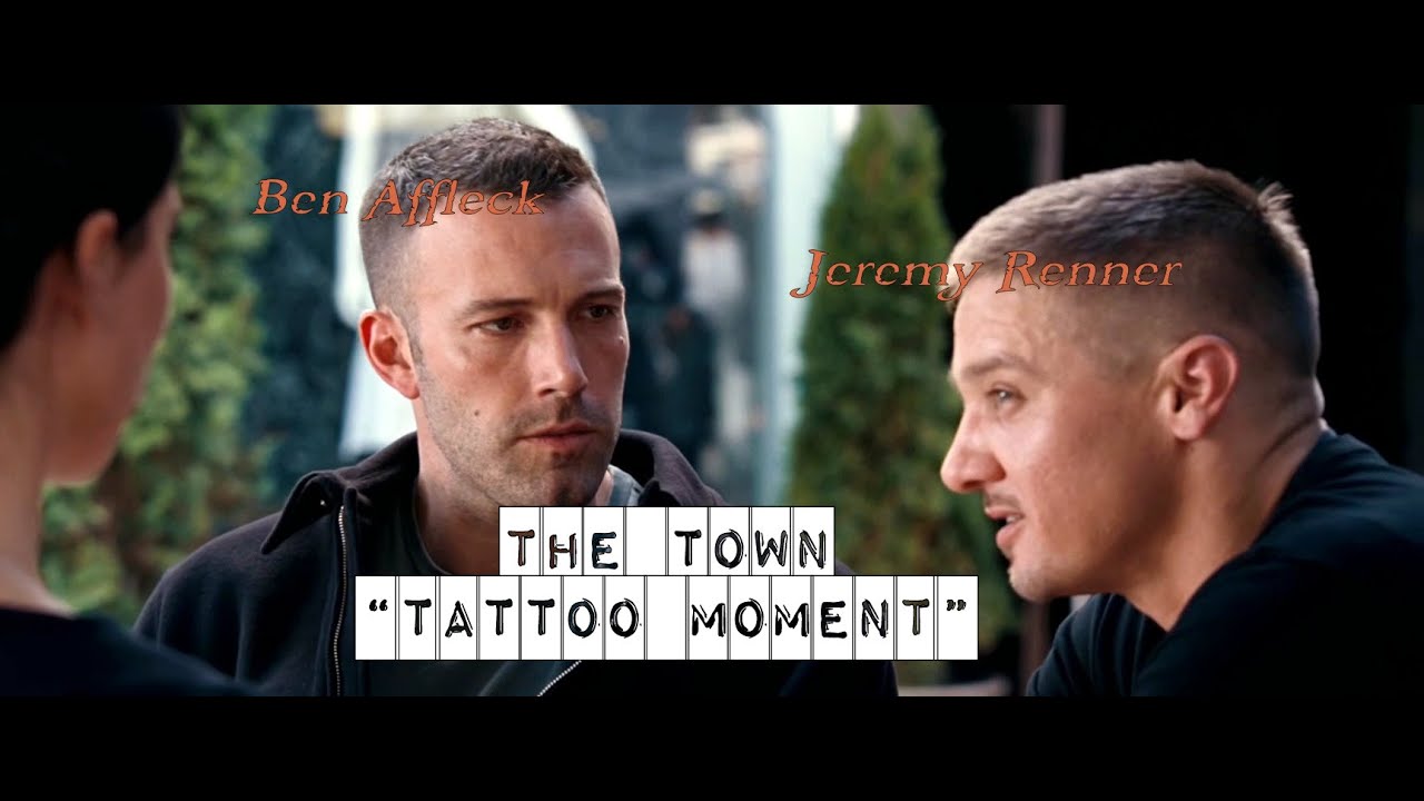 jeremy renner the town tattoo