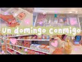 ♡ Un domingo conmigo// Organizando papelería// Supermercado Coreano ♡