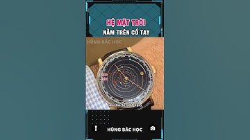 đồng hô mô phỏng thời gian chuyển động của các hành tinh