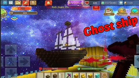 Building Ghost ship! ☠️ Part #1 - Tutorial and Horror [Skyblock] [Blockman Go]