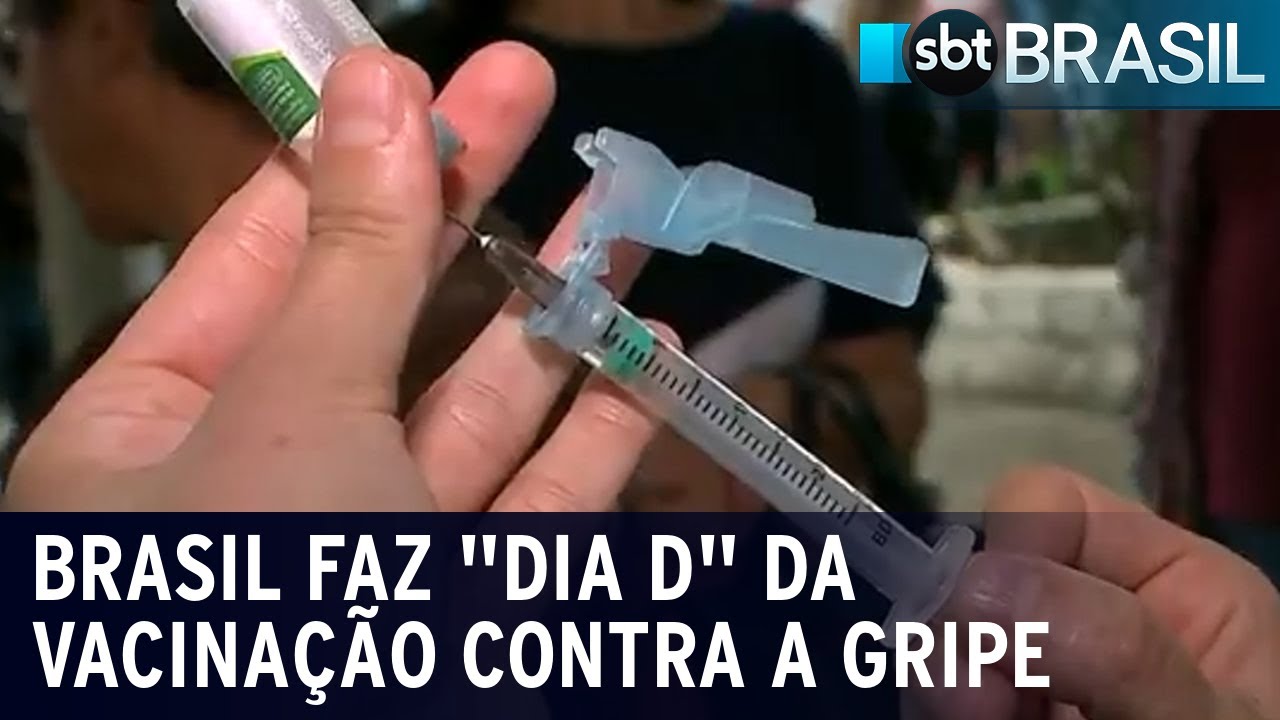 Brasil faz “Dia D” da vacinação contra a gripe | SBT Brasil (06/05/23)