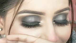 Beautiful D-Shape Smokey Model Eyes Makeup😍