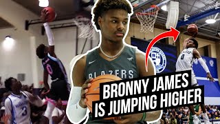 Bronny James Dunks Dunking Evolution Before And After Sierra Canyon