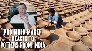 Pro Mold Maker REACTS | Insane Efficiency Of Traditional Pottery Makers In India!