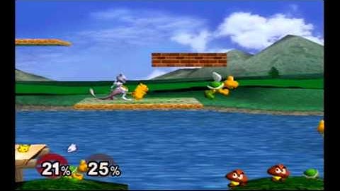 Super Smash Bros Melee Debug Menu Fun - Gameplay #1 - (1/2)