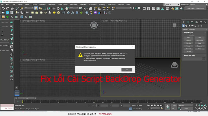 Hướng dẫn fix lỗi dll corona renderer