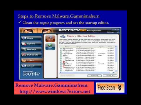 Remove Malware.Gammima!rem from the PC and keep your PC protected from the Trojan horse.