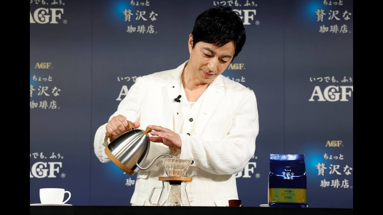 大沢たかおさん「珈琲は日常のパートナー」新CM発表会で語った“ちょっと贅沢な時間”