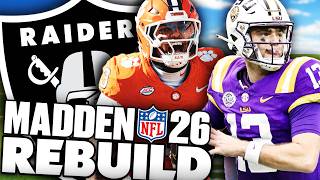 The Raiders Draft Tj Parker And Garrett Nussmeier Rebuilding The Las Vegas Raiders On Madden 26