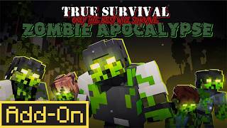 This Minecraft Addon Turns Survival Into a REAL Zombie Apocalypse (TRUE SURVIVAL ZOMBIE APOCALYPSE) screenshot 5