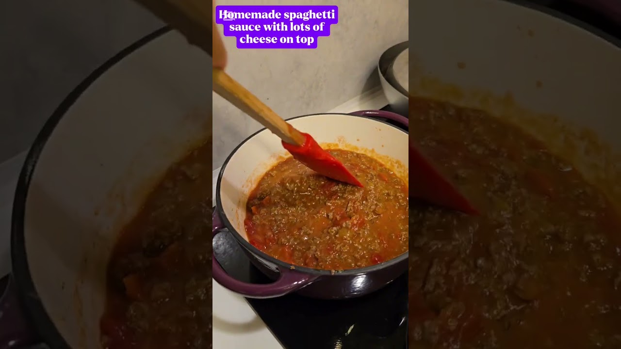 homemade spaghetti sauce and Use Ground Moose to Make Dinner