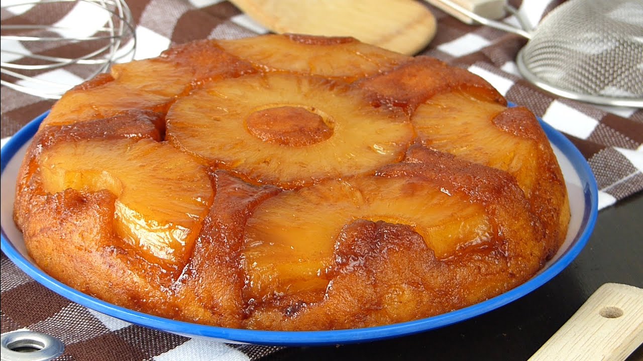 Tarta de Piña sin Horno ⏰ ¡en 20 minutos! 🍍 un Postre Fácil y Rápido ✅