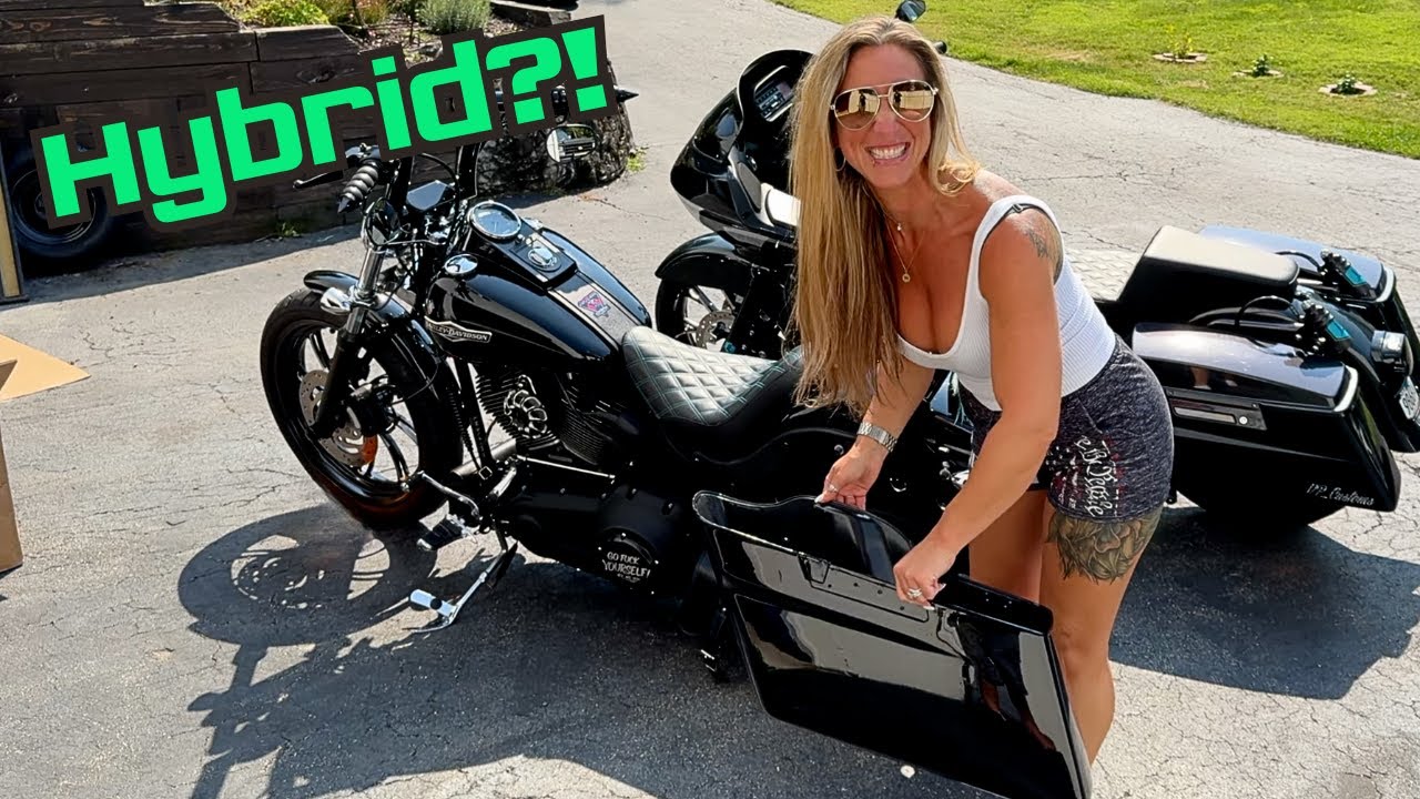 Can a Softail Be A Touring Bike? AdvanBlack Saddlebag Install 