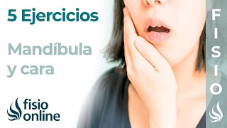 5 EJERCICIOS para la TENSIÓN de MANDÍBULA y CARA