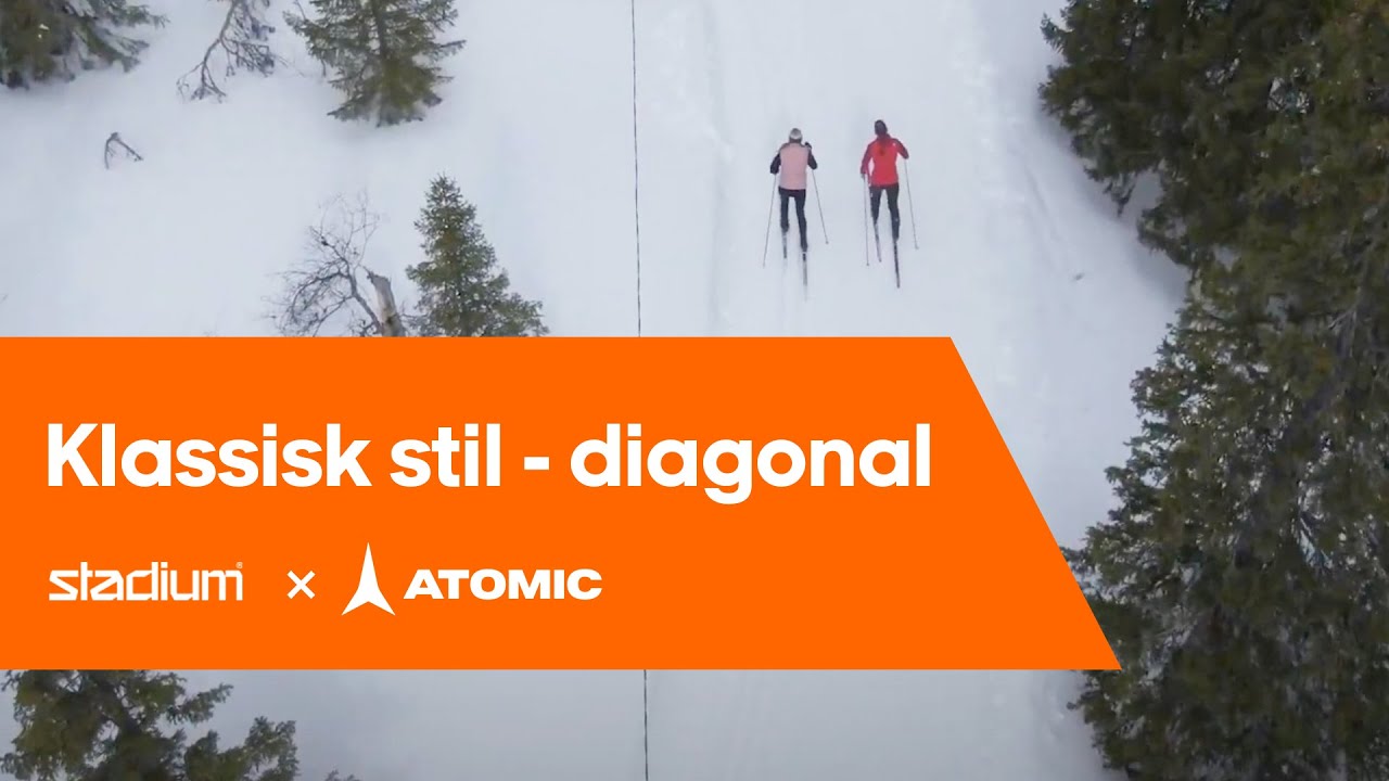 Längdskidskola: Klassisk – diagonal med Johanna och Michaela